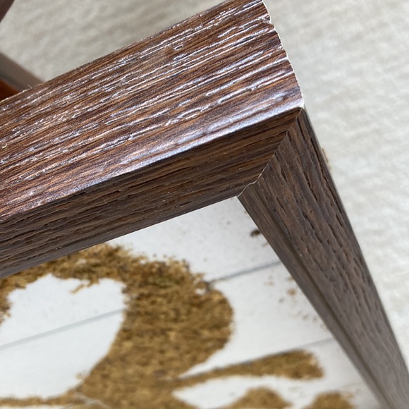 Kirklands like new 15 in square LOVE natural moss art framed - Picture 3 of 4